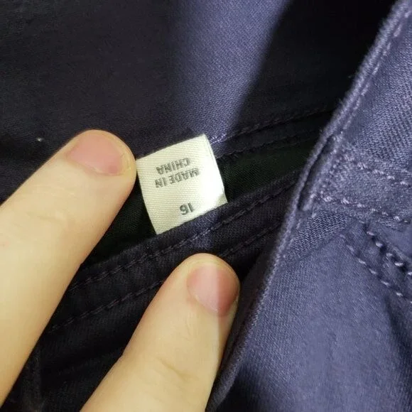 Style & Co Dark Grape Slim Leg High Rise Tummy Control (AN) - Picture 4 of 11